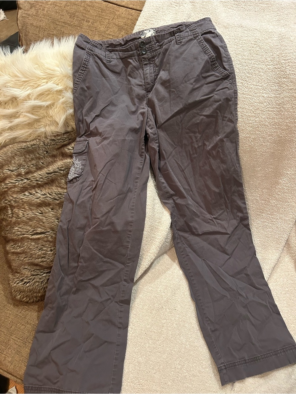 Title Nine Wide Leg Pants - Gray